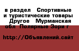  в раздел : Спортивные и туристические товары » Другое . Мурманская обл.,Полярные Зори г.